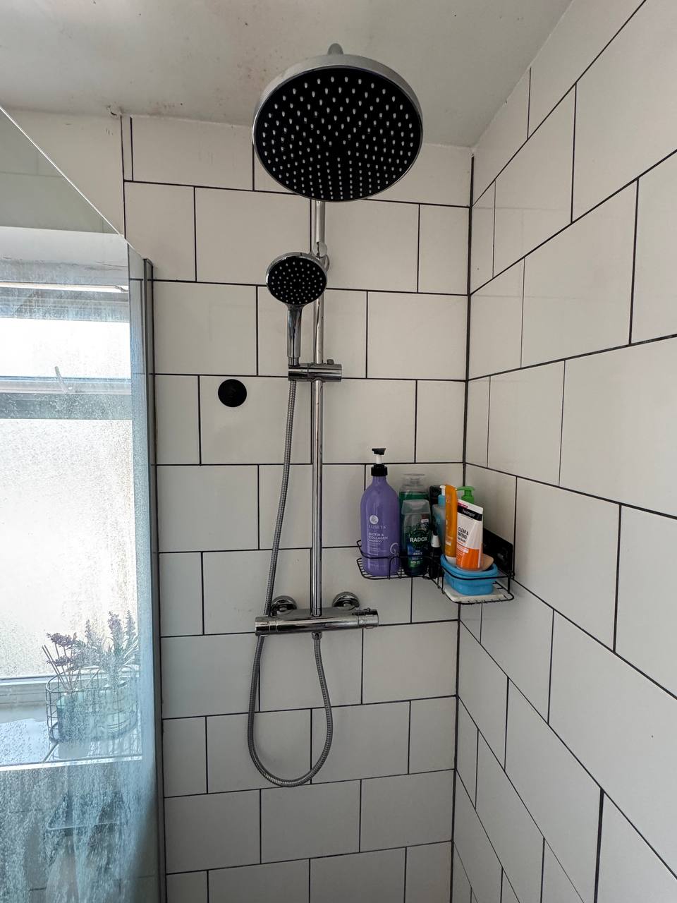 Walk-in shower room installation in North London