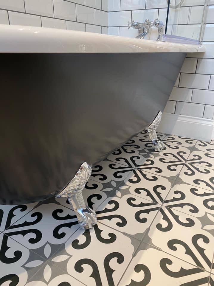 Bathroom tiling and flooring project in North London