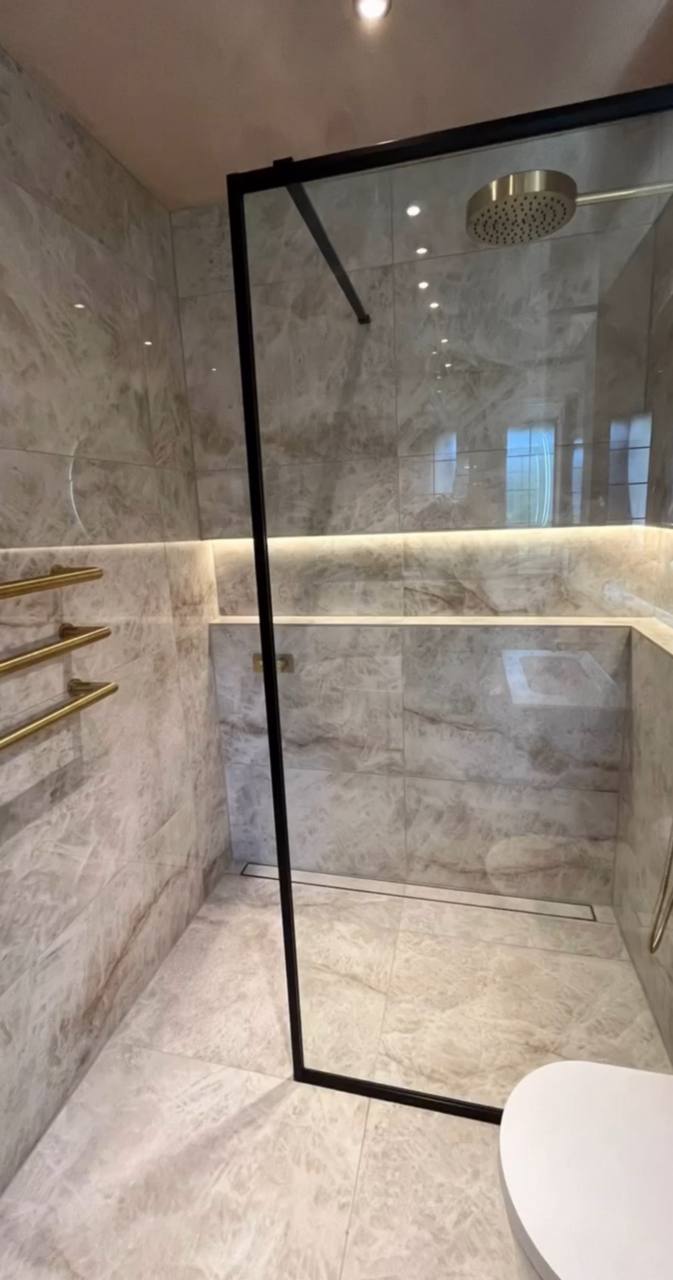 Wet room installation and tanking project in North London