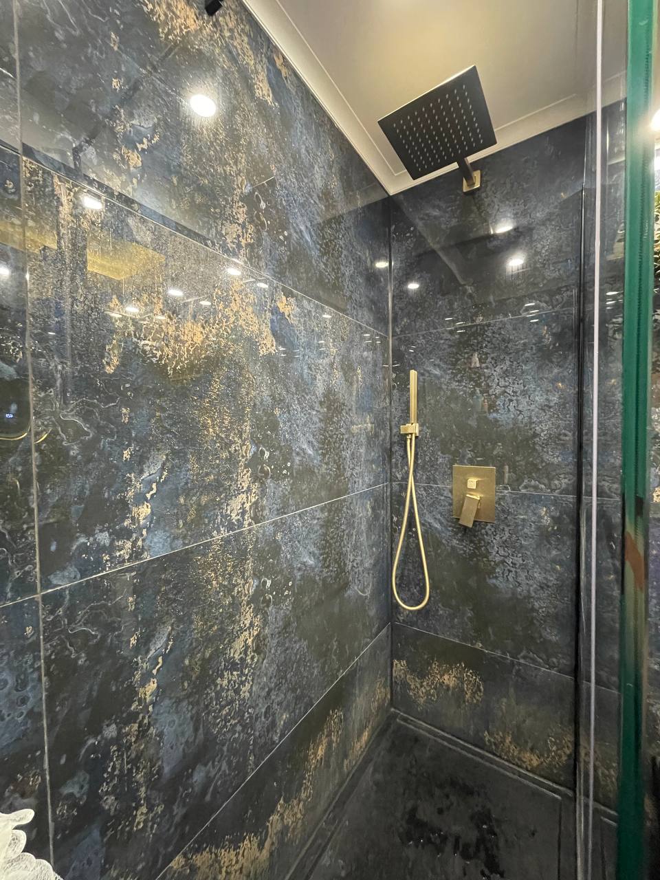 Walk-in shower room installation in North London