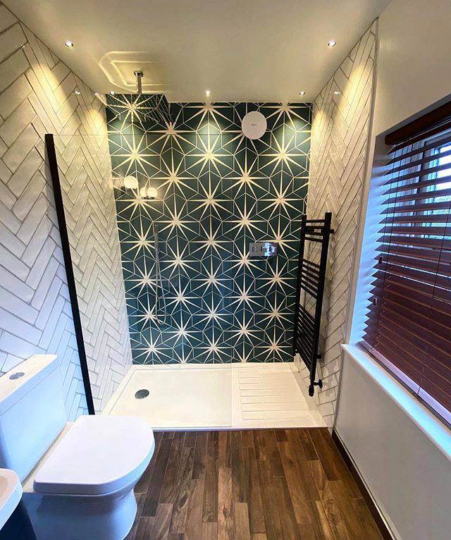 Bathroom tiling and flooring project in North London