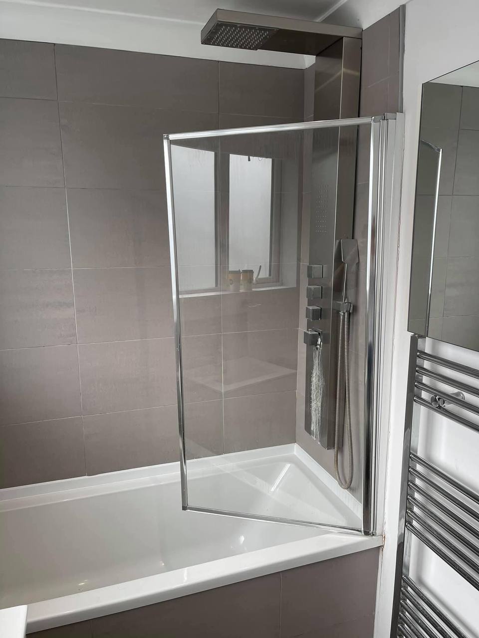 Wet room installation and tanking project in North London