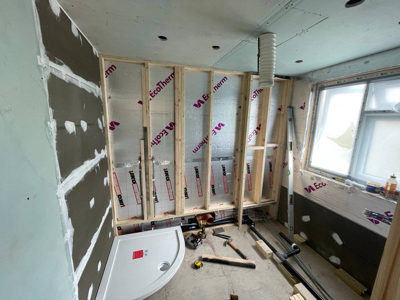 Bathroom installation and renovation project in North London