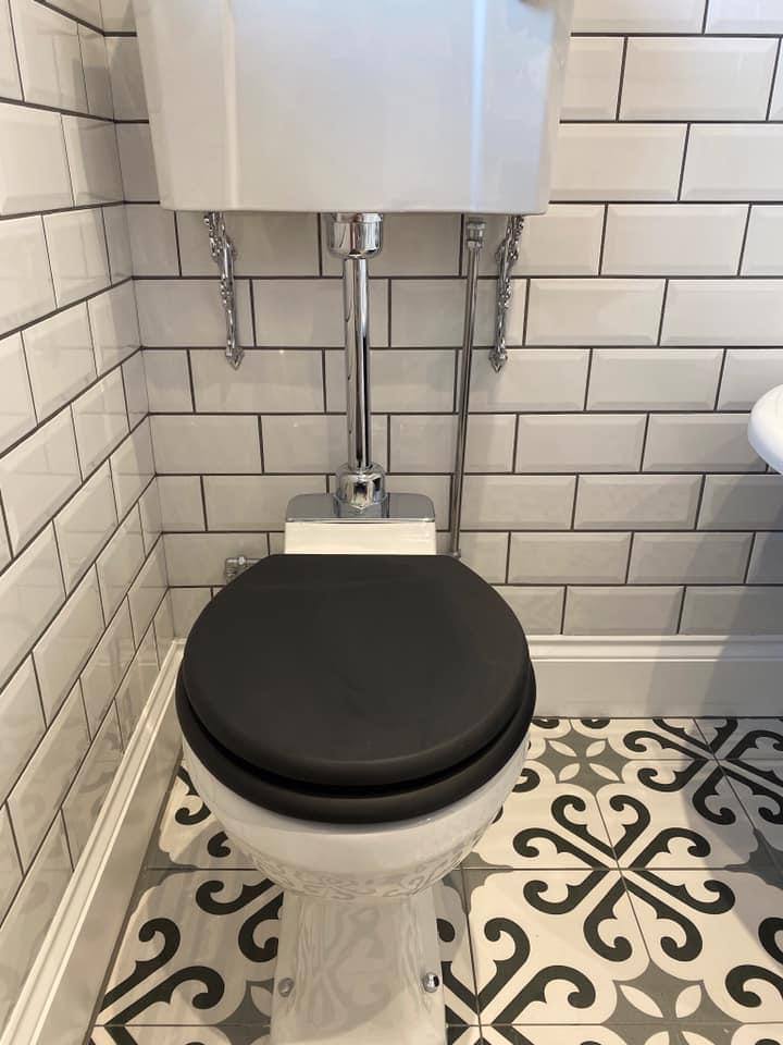 Cloakroom and toilet installation project in North London