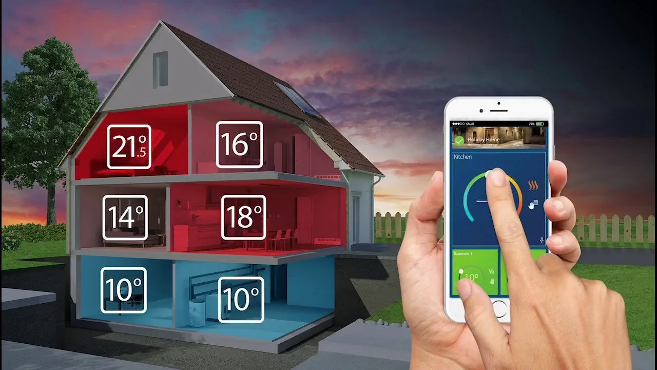 Smart heating zone control across a multi-storey North London home via smartphone app