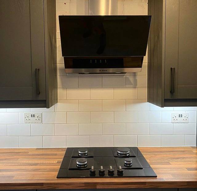 Kitchen appliance plumbing installation in North London